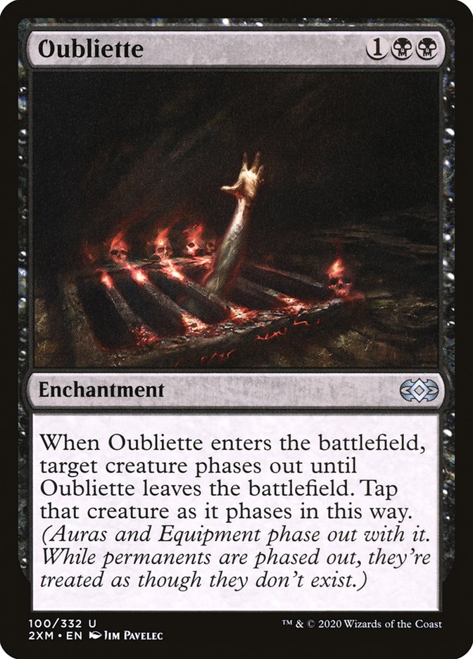 Oubliette, Double masters Card Art