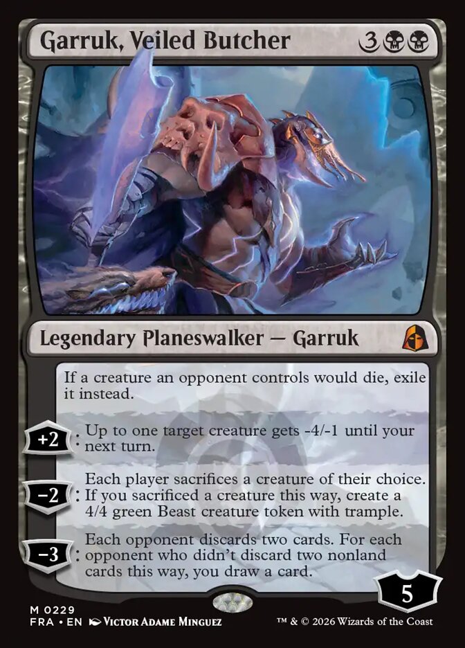Garruk, Veiled Butcher, Reality Fracture Card Art