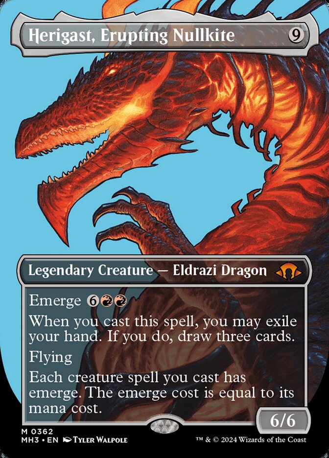 Herigast, Erupting Nullkite, Modern Horizons 3 Card Art