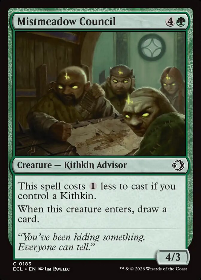 Mistmeadow Council, Lorwyn Eclipsed Card Art