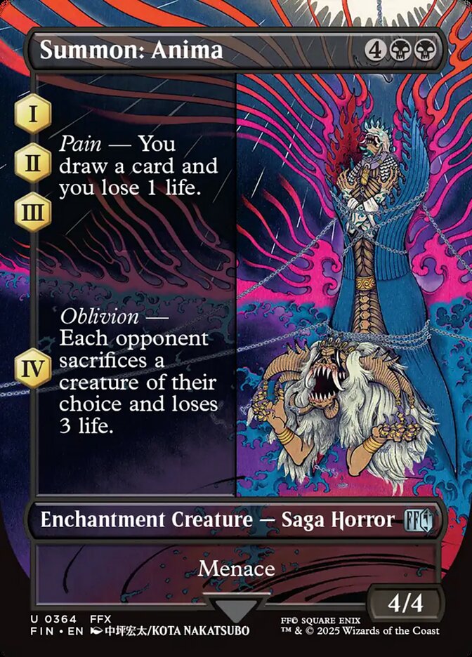 Summon: Anima, Final fantasy Card Art