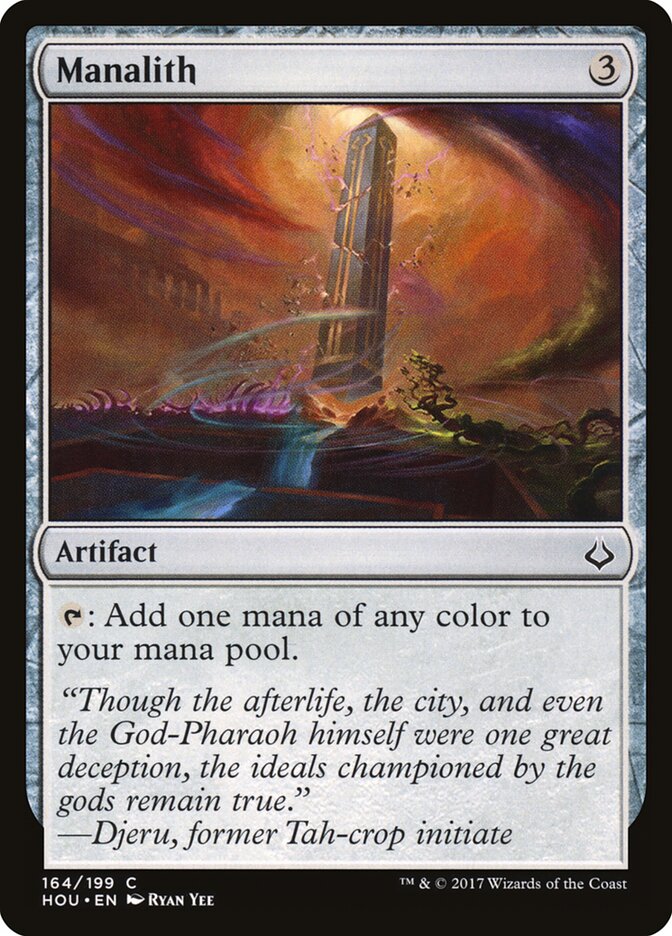 Manalith, Hour Of Devastation Card Art