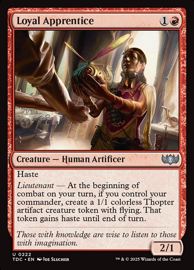 Loyal Apprentice, Tarkir: Dragonstorm Commander Card Art