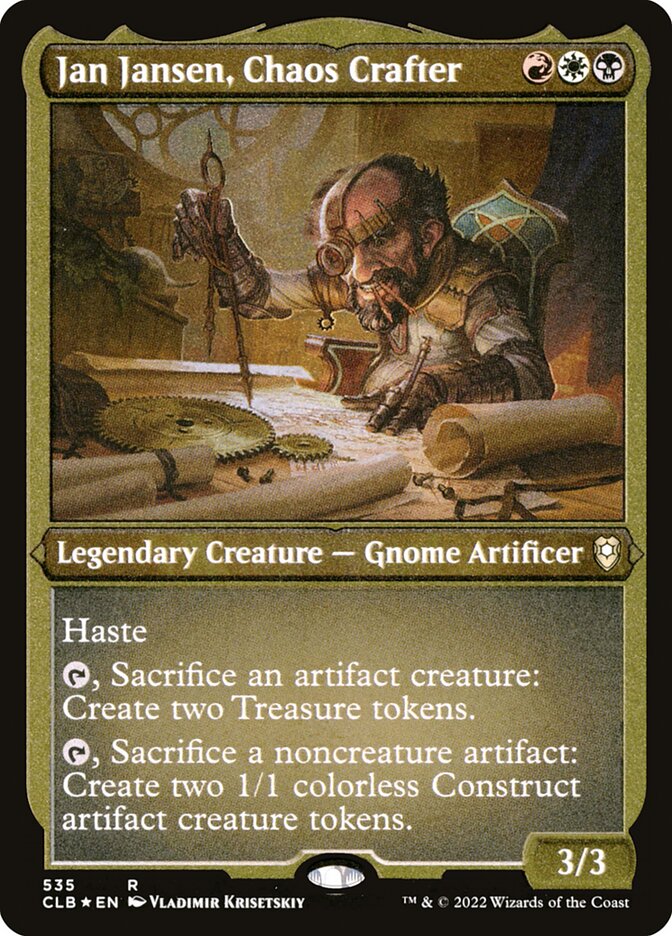 Jan Jansen, Chaos Crafter - Etched Foil