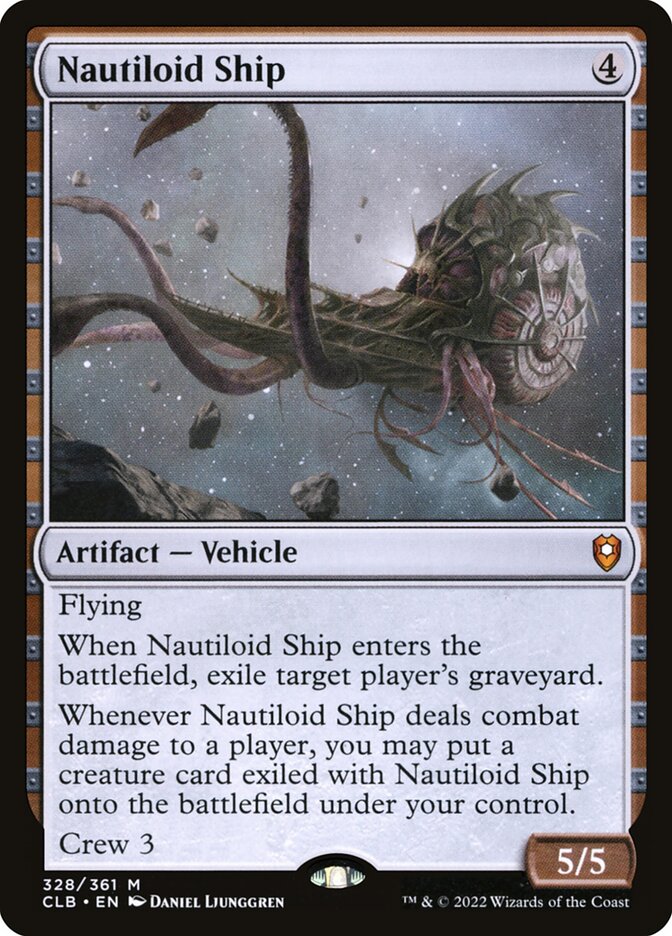 Nautiloid Ship, Commander Legends: Battle For Baldur'S Gate Card Art