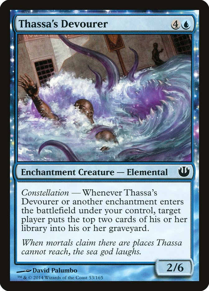 Thassa's Devourer, Journey Into Nyx Card Art