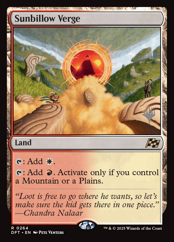 Sunbillow Verge, Aetherdrift Promos Card Art