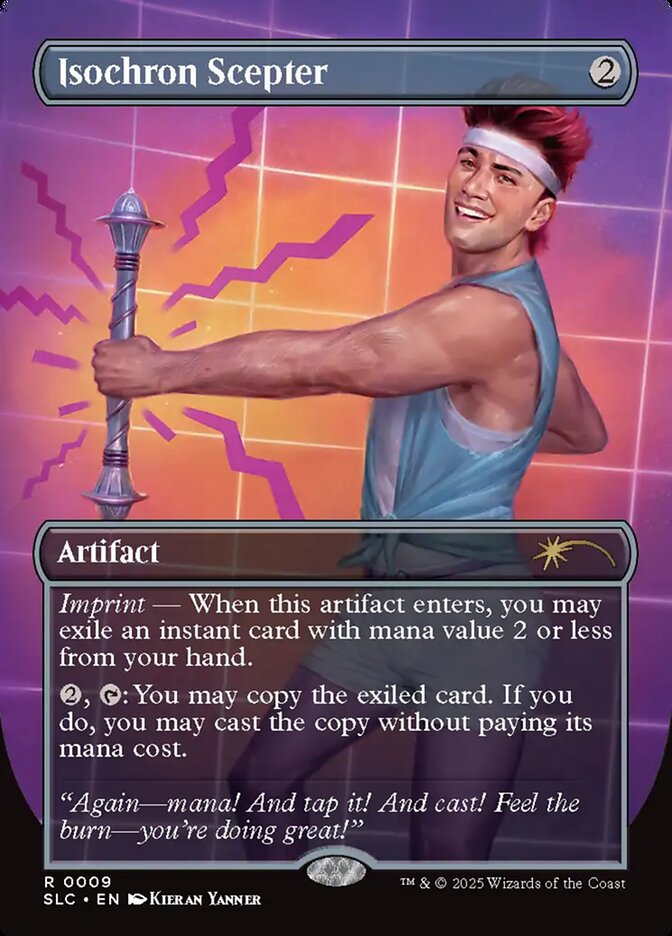Isochron Scepter, Secret Lair Countdown Card Art