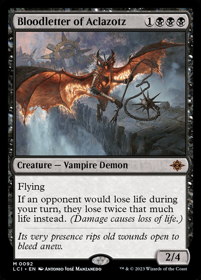 Bloodletter of Aclazotz, The lost caverns of ixalan Card Art