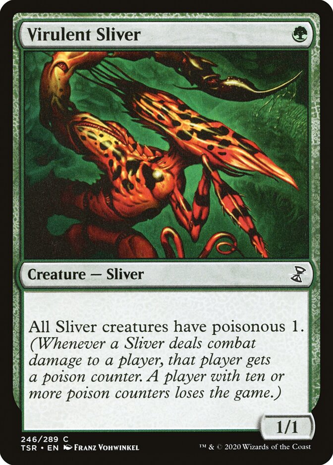 Virulent Sliver, Time spiral remastered Card Art