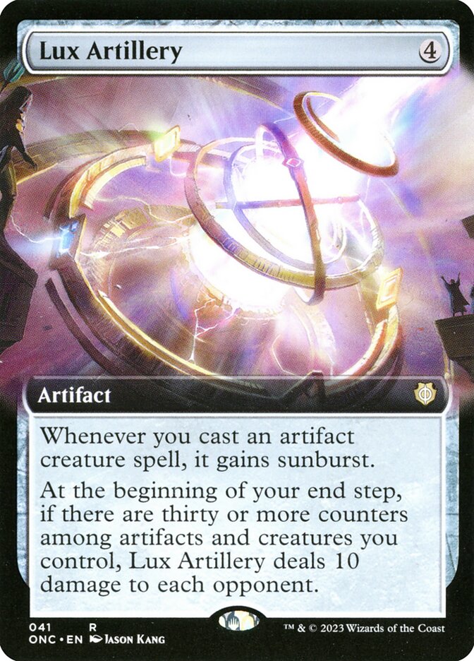 Lux Artillery, Phyrexia: All Will Be One Commander Card Art