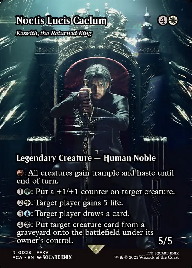 Kenrith, the Returned King, Final fantasy: through the ages Card Art