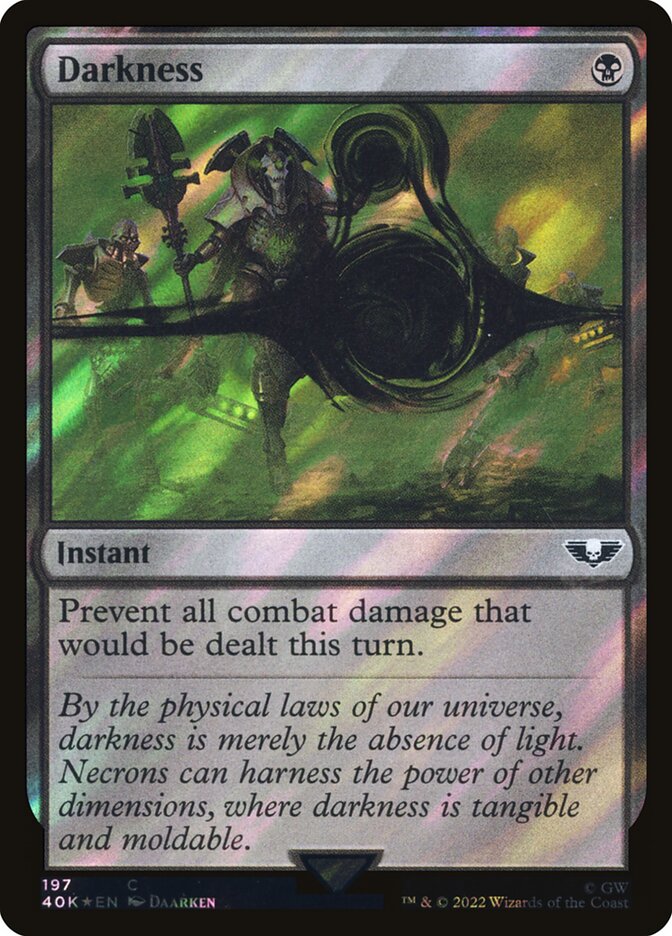 Darkness, Warhammer 40,000 Commander Card Art