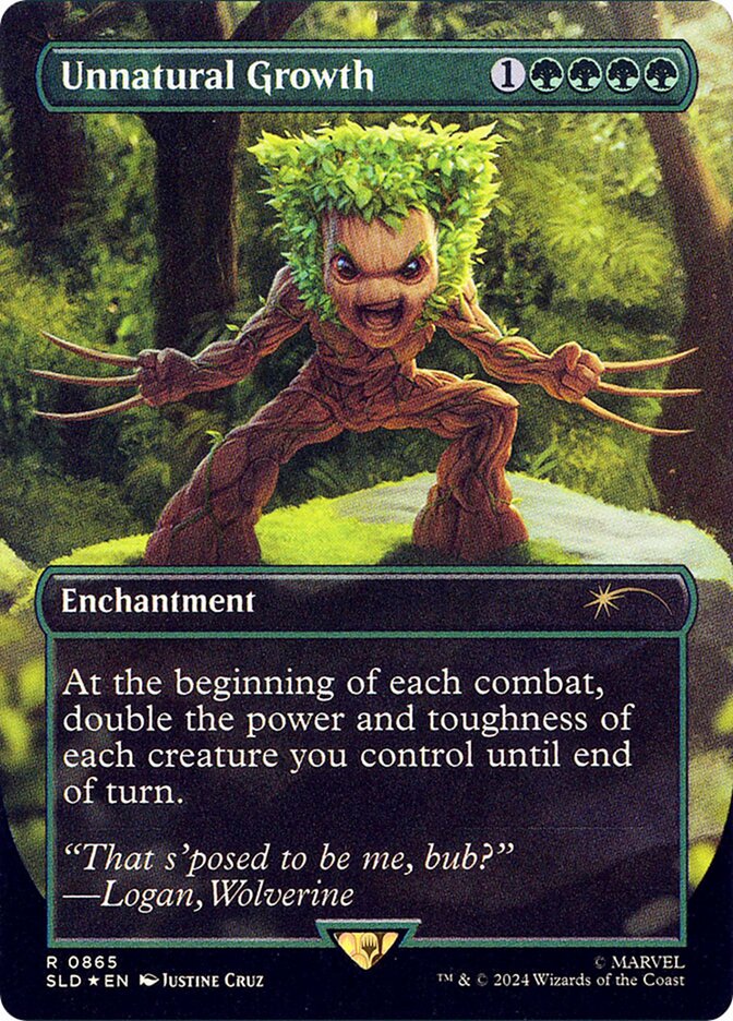 Unnatural Growth, Secret Lair Drop Card Art