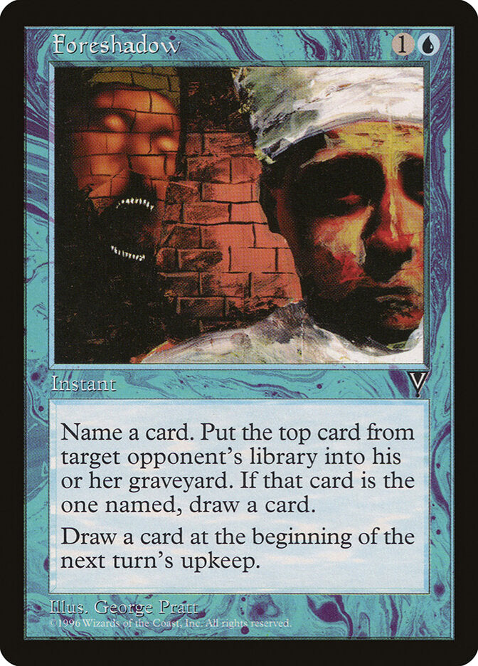 Foreshadow, Visions Card Art
