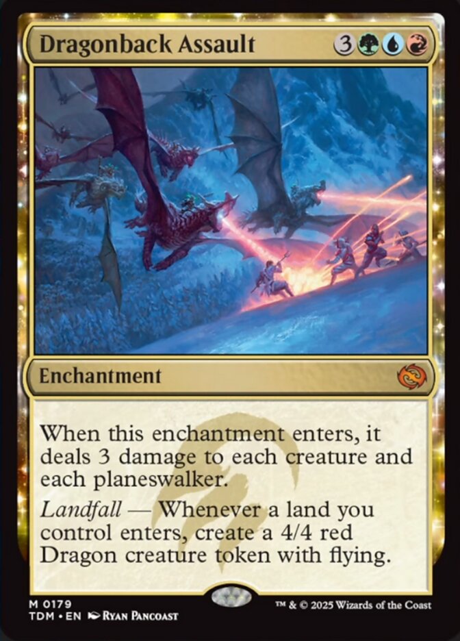 Dragonback Assault, Tarkir: dragonstorm Card Art