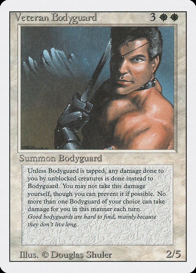 Veteran Bodyguard, Revised Edition Card Art