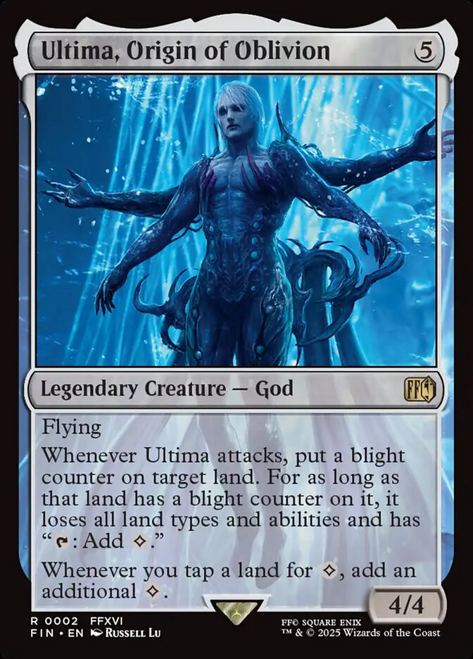 Ultima, Origin of Oblivion, Final fantasy Card Art
