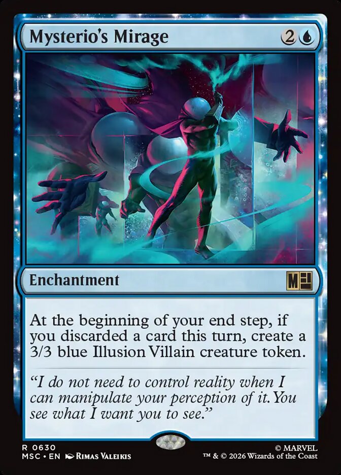 Mysterio's Mirage, Marvel Super Heroes Commander Card Art