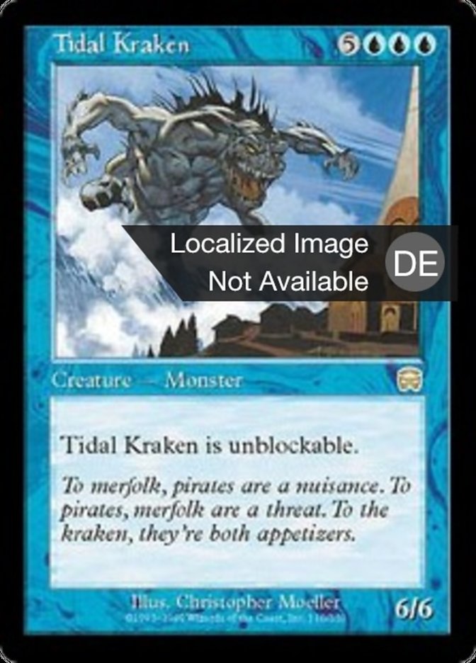 Tidal Kraken, Mercadian Masques Card Art