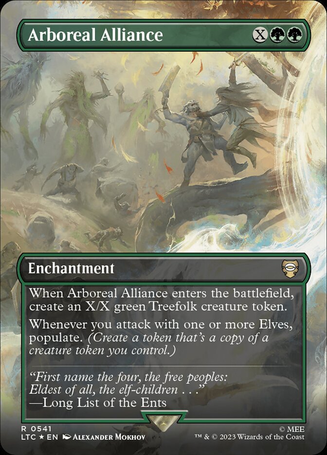 Arboreal Alliance, Tales Of Middle-Earth Commander Card Art