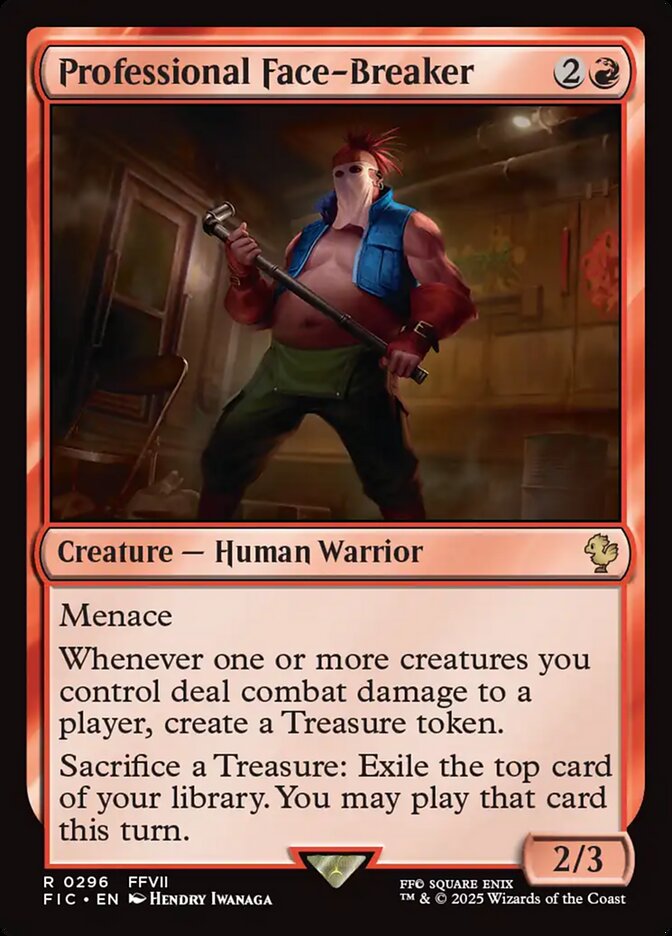 Professional Face-Breaker, Final fantasy commander Card Art