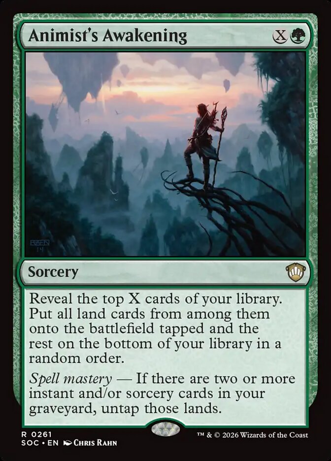 Animist's Awakening, Secrets Of Strixhaven Commander Card Art