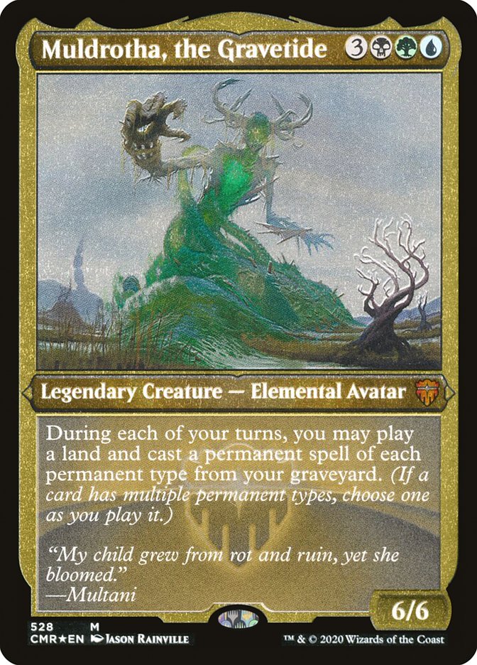 Muldrotha, the Gravetide, Commander legends Card Art