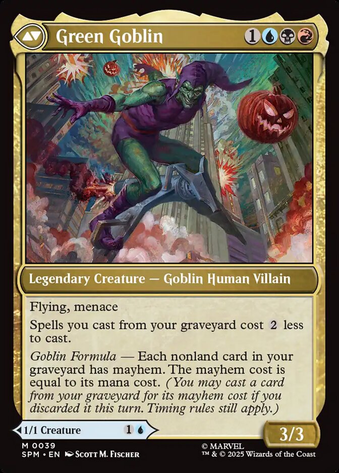 Norman Osborn // Green Goblin, Marvel'S Spider-Man Card Art
