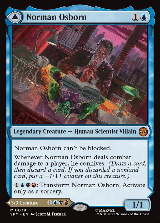 Norman Osborn // Green Goblin, Marvel'S Spider-Man Card Art