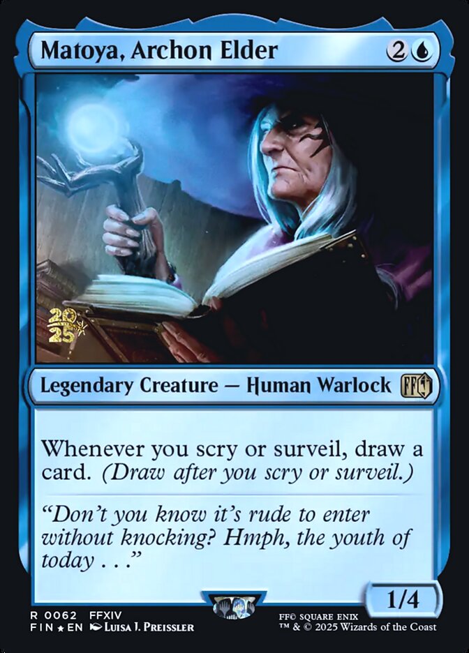 Matoya, Archon Elder, Final Fantasy Promos Card Art