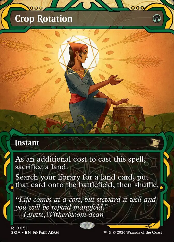 Crop Rotation, Secrets Of Strixhaven Mystical Archive Card Art