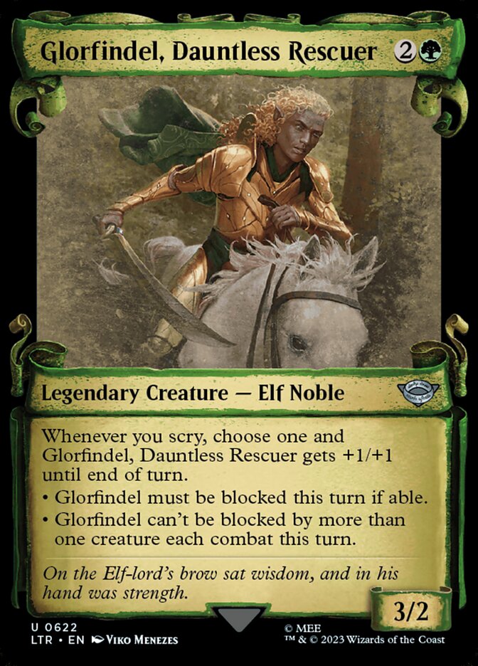Glorfindel, Dauntless Rescuer, The lord of the rings: tales of middle-earth Card Art