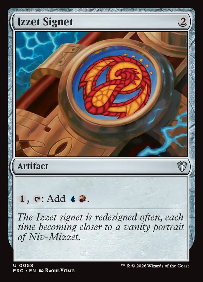 Izzet Signet, Reality Fracture Commander Card Art