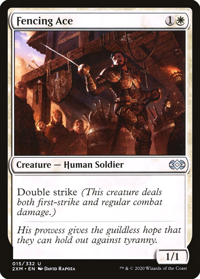 Fencing Ace, Double masters Card Art