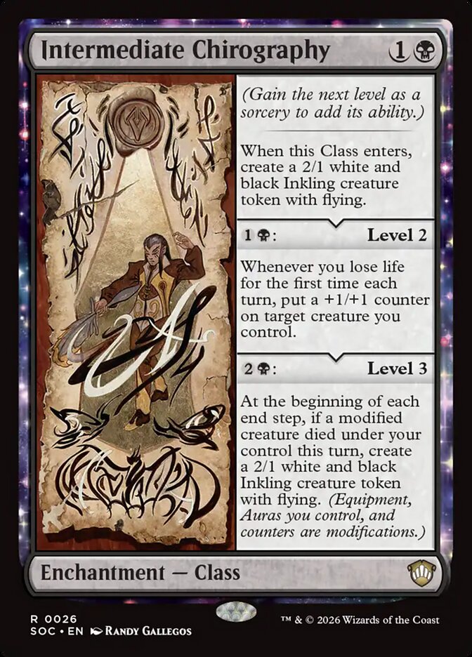Intermediate Chirography, Secrets Of Strixhaven Commander Card Art
