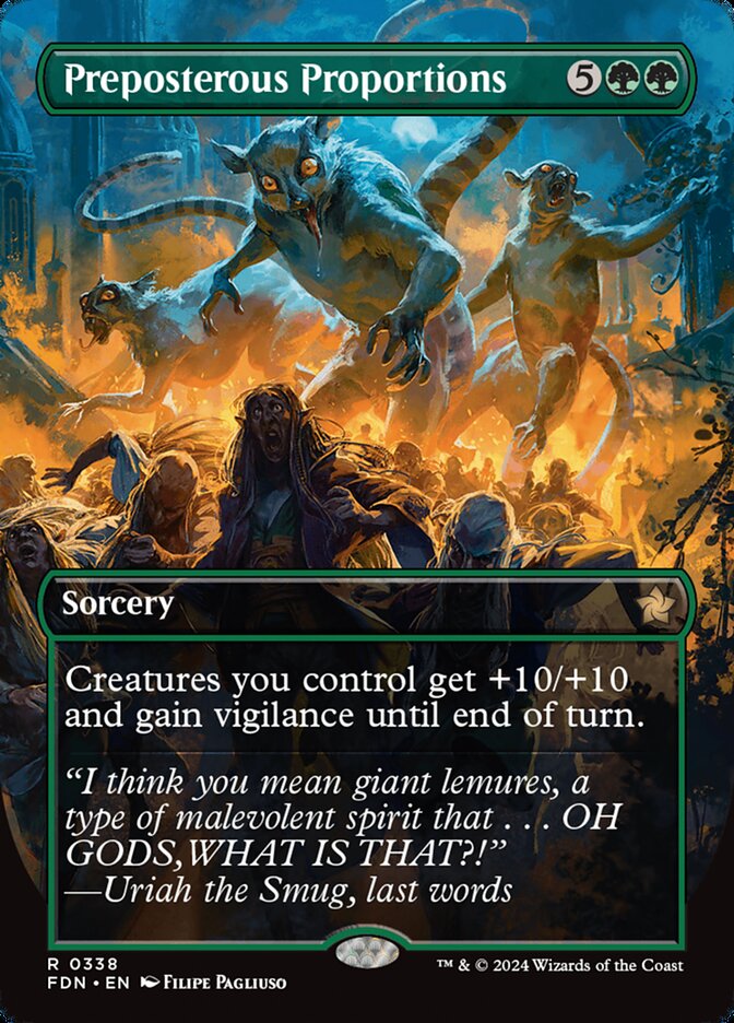 Preposterous Proportions, Foundations Card Art