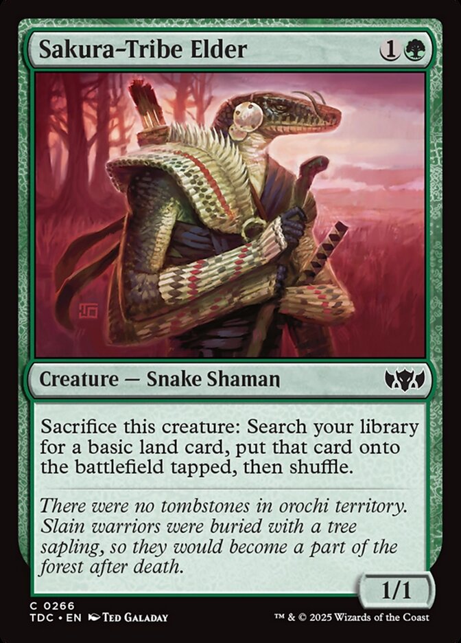 Sakura-Tribe Elder, Tarkir: Dragonstorm Commander Card Art
