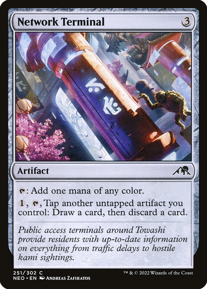 Network Terminal, Kamigawa: Neon Dynasty Card Art