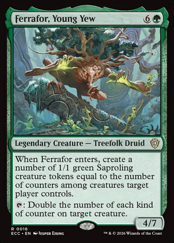 Ferrafor, Young Yew, Lorwyn Eclipsed Commander Card Art