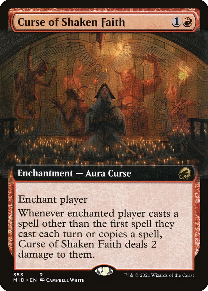 Curse of Shaken Faith, Innistrad: Midnight Hunt Card Art
