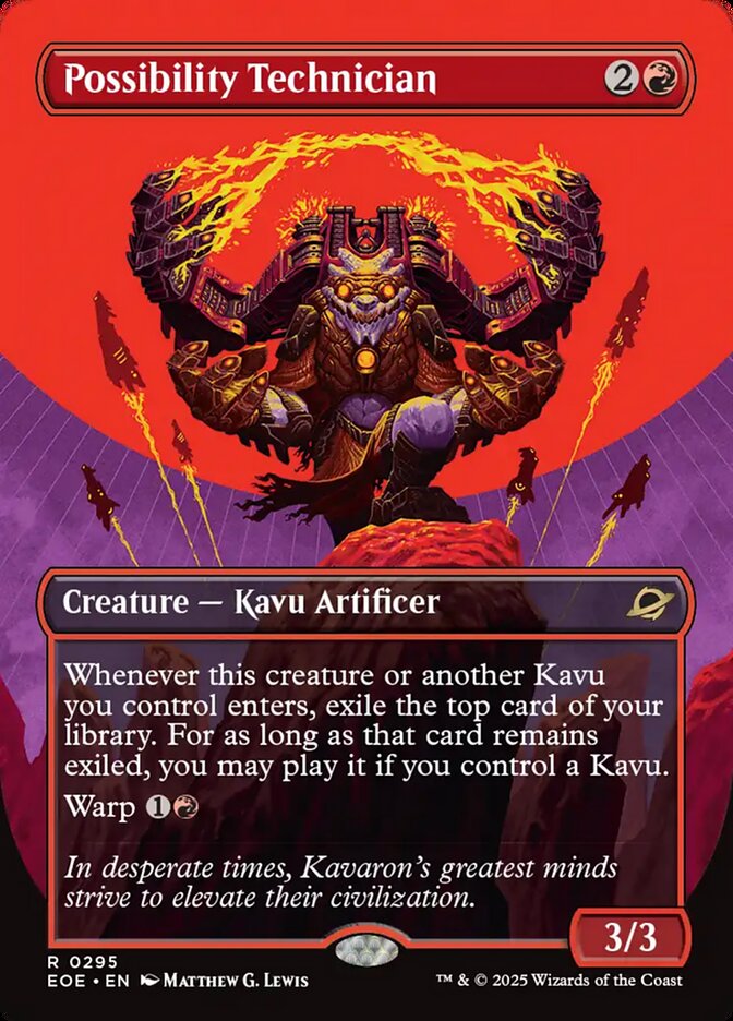 Possibility Technician, Edge Of Eternities Card Art
