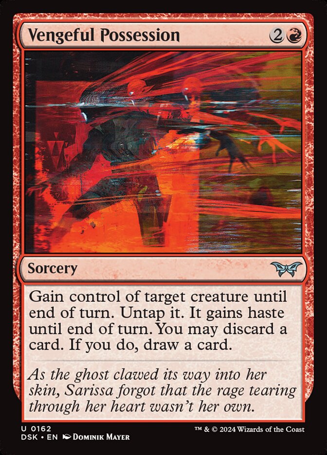 Vengeful Possession, Duskmourn: house of horror Card Art