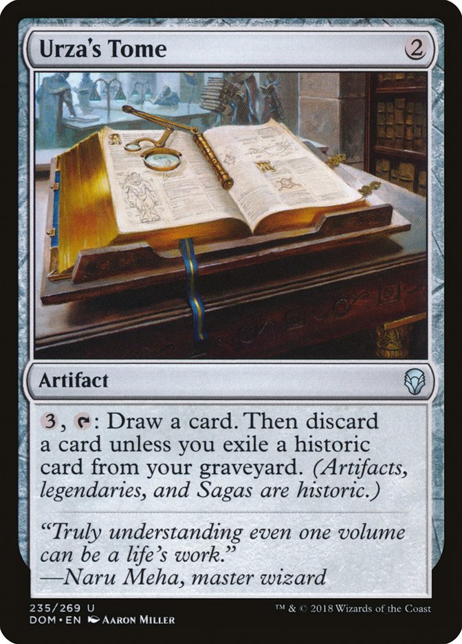 Urza's Tome, Dominaria Card Art