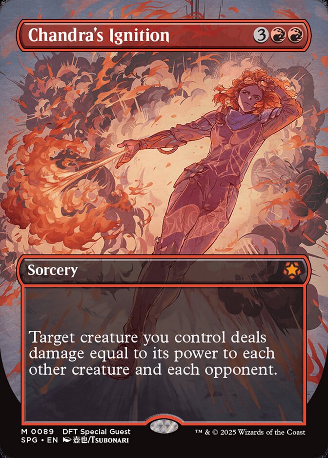 Chandra's Ignition, Special guests Card Art