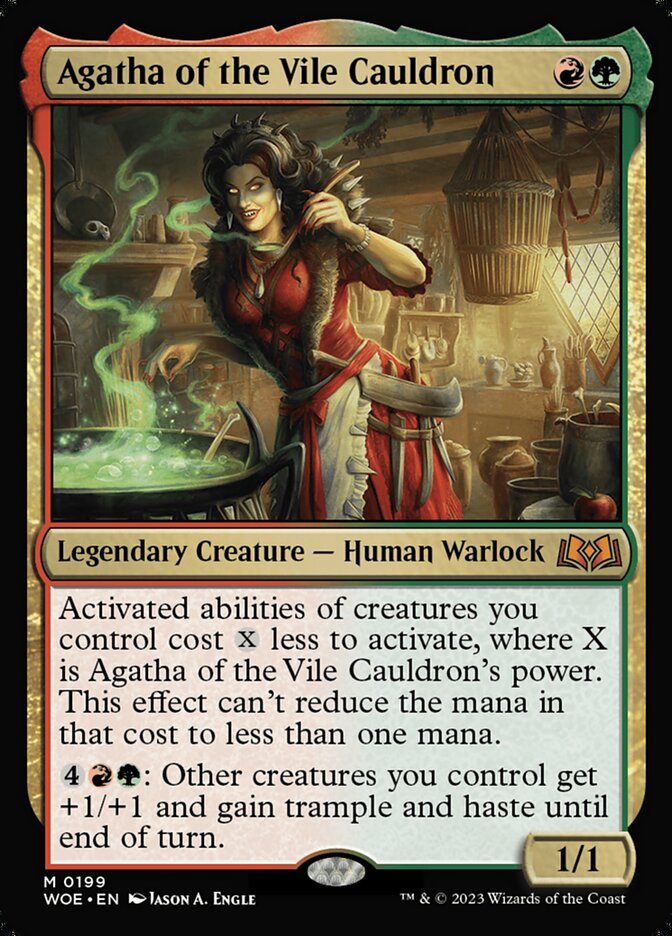 Agatha of the Vile Cauldron, Wilds Of Eldraine Card Art