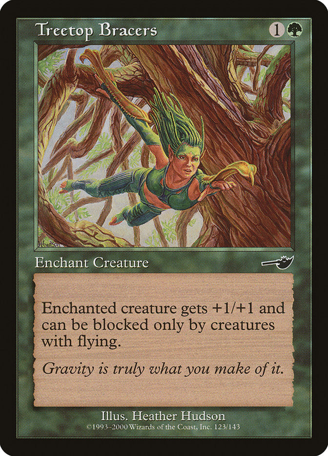 Treetop Bracers, Nemesis Card Art