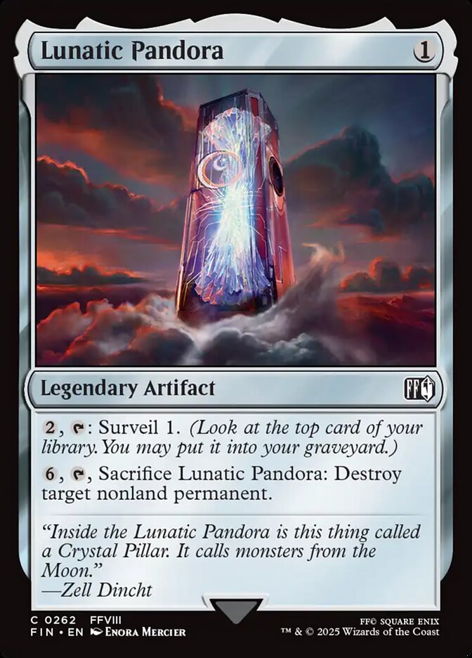 Lunatic Pandora, Final fantasy Card Art