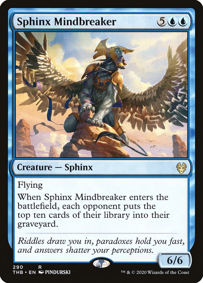 Sphinx Mindbreaker, Theros beyond death Card Art