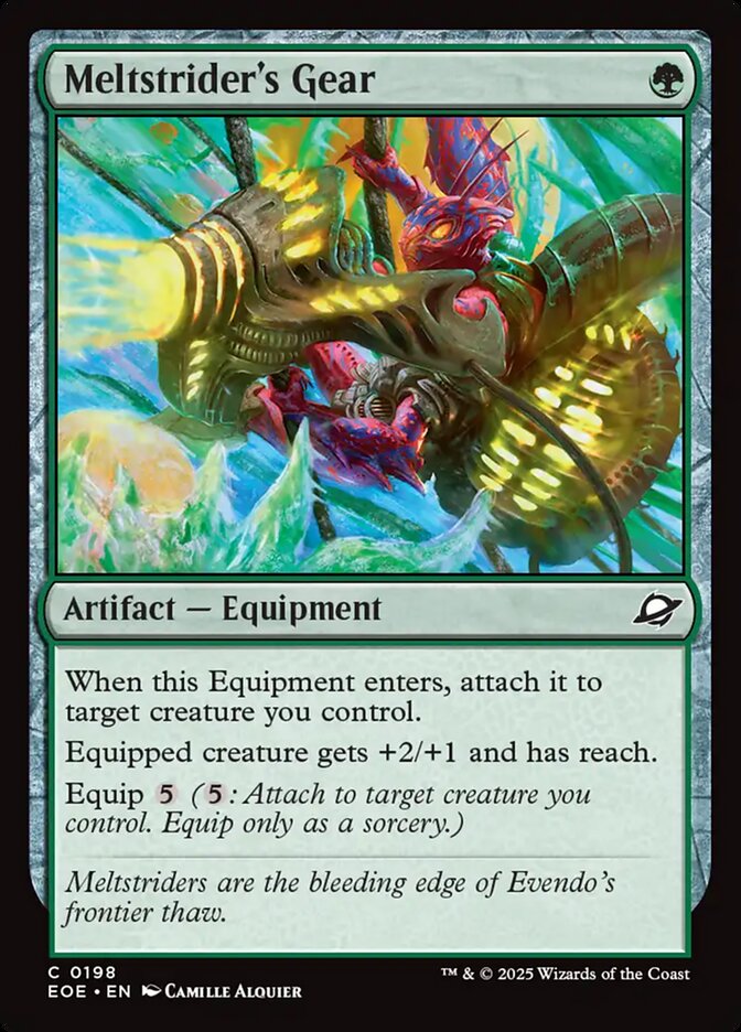 Meltstrider's Gear, Edge Of Eternities Card Art